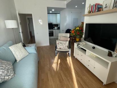Sala d'estar de Pis en venda en  Barcelona Capital amb Calefacció, Terrassa i Balcó