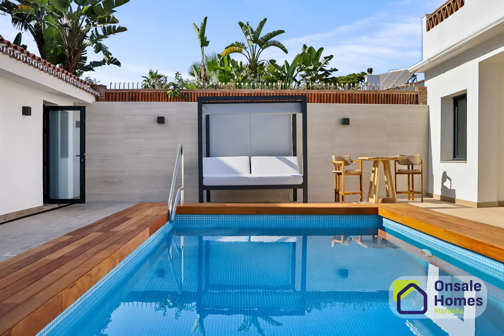 Piscina de Casa o chalet en venta en Marbella con Aire acondicionado, Jardín privado y Terraza