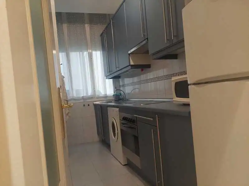 Kitchen of Flat for rent in  Madrid Capital  with Swimming Pool and Furnished