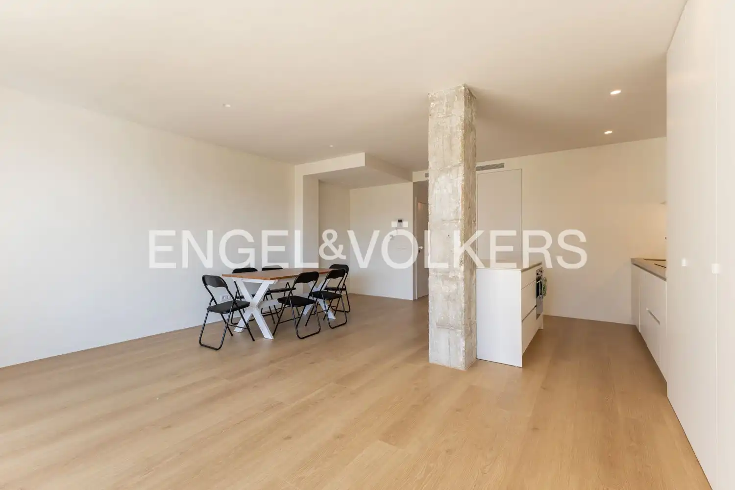 Living room of Flat for rent in Dénia  with Air Conditioner, Heating and Parquet flooring