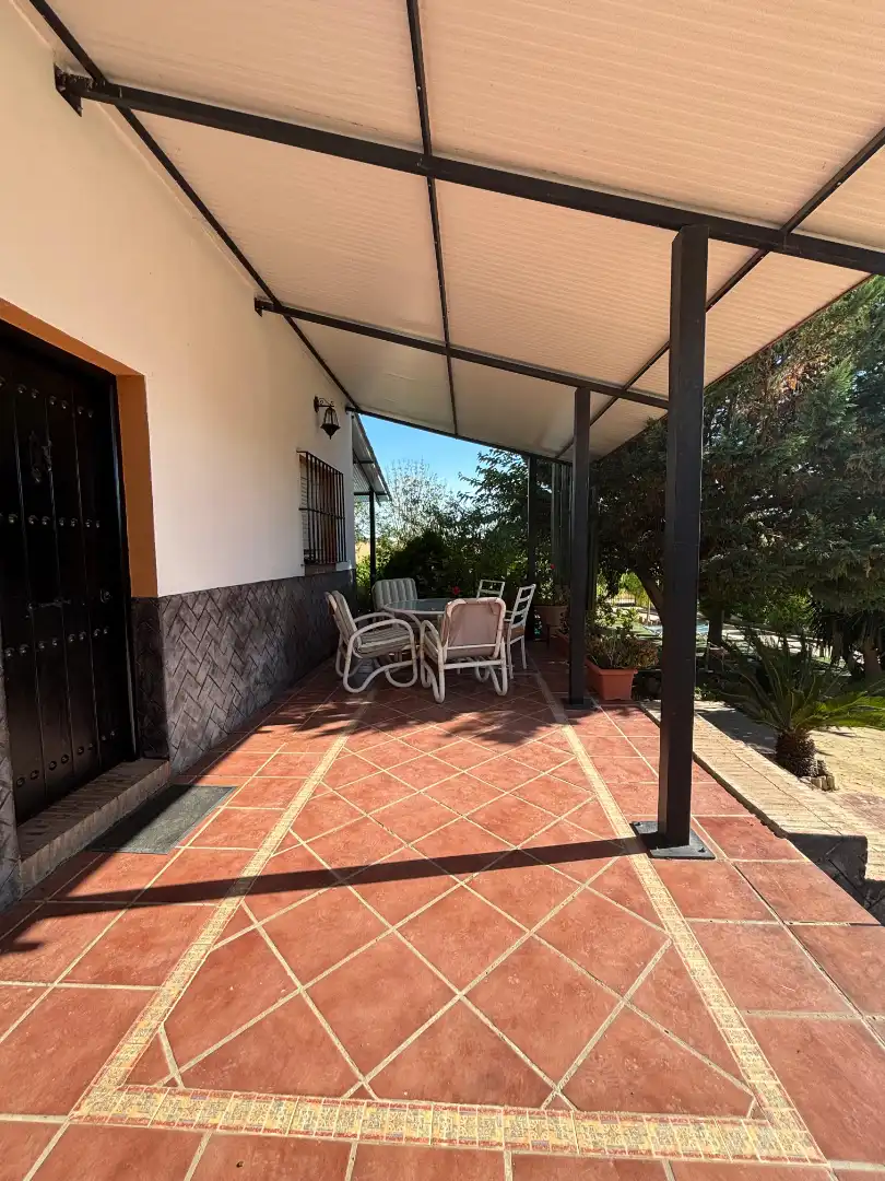 Terraza de Finca rústica en venta en Almensilla con Aire acondicionado, Jardín privado y Terraza