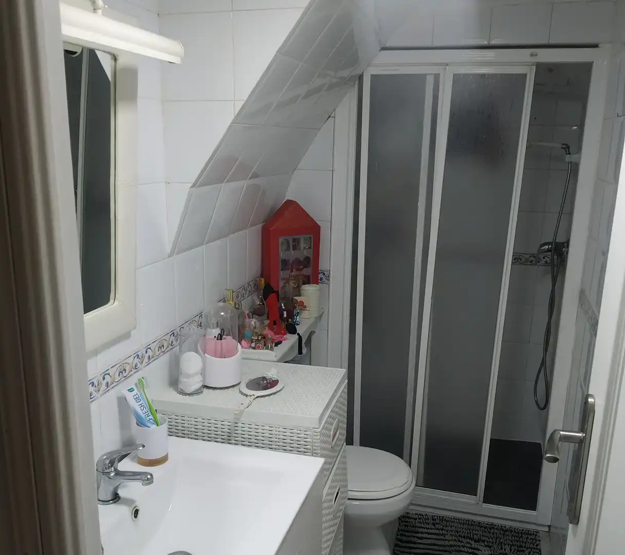 Baño de Apartamento en venta en Jerez de los Caballeros con Terraza, Trastero y Amueblado