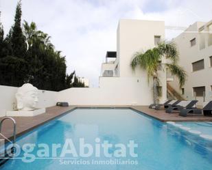 Swimming pool of Flat for sale in Dénia  with Air Conditioner, Heating and Private garden