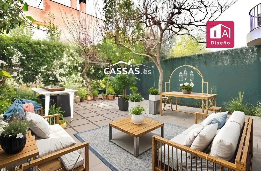 Terrassa de Casa adosada en venda en Torrejón de Ardoz amb Calefacció, Parquet i Terrassa
