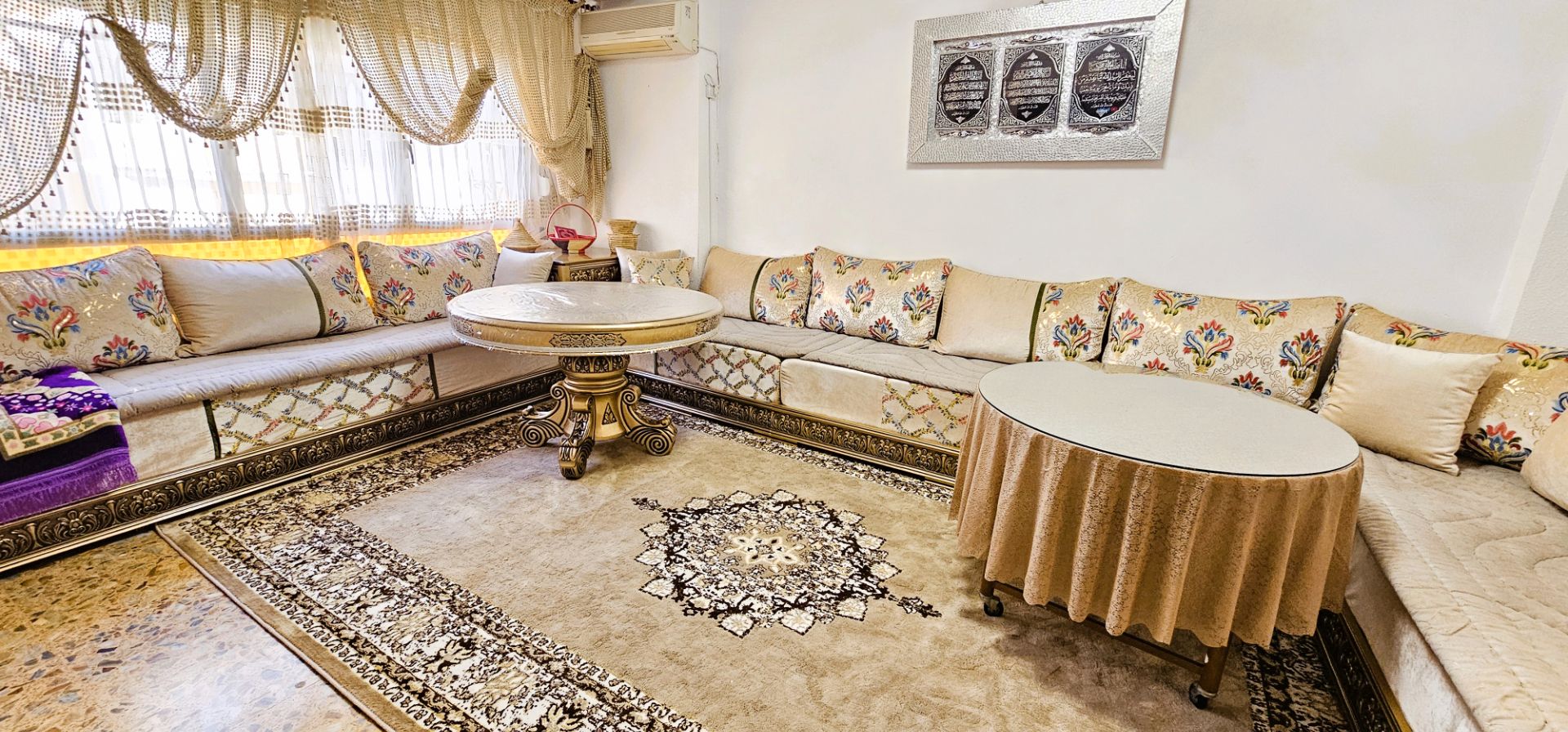 Wohnzimmer von Wohnung zum Verkauf in Totana mit Abstellraum, Möbliert und Waschmaschine