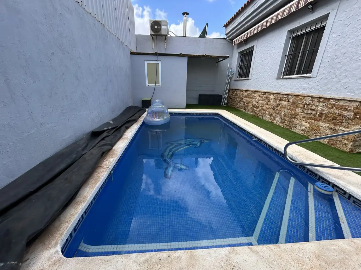 Piscina de Casa o xalet en venda en Cartagena amb Aire condicionat, Jardí privat i Terrassa
