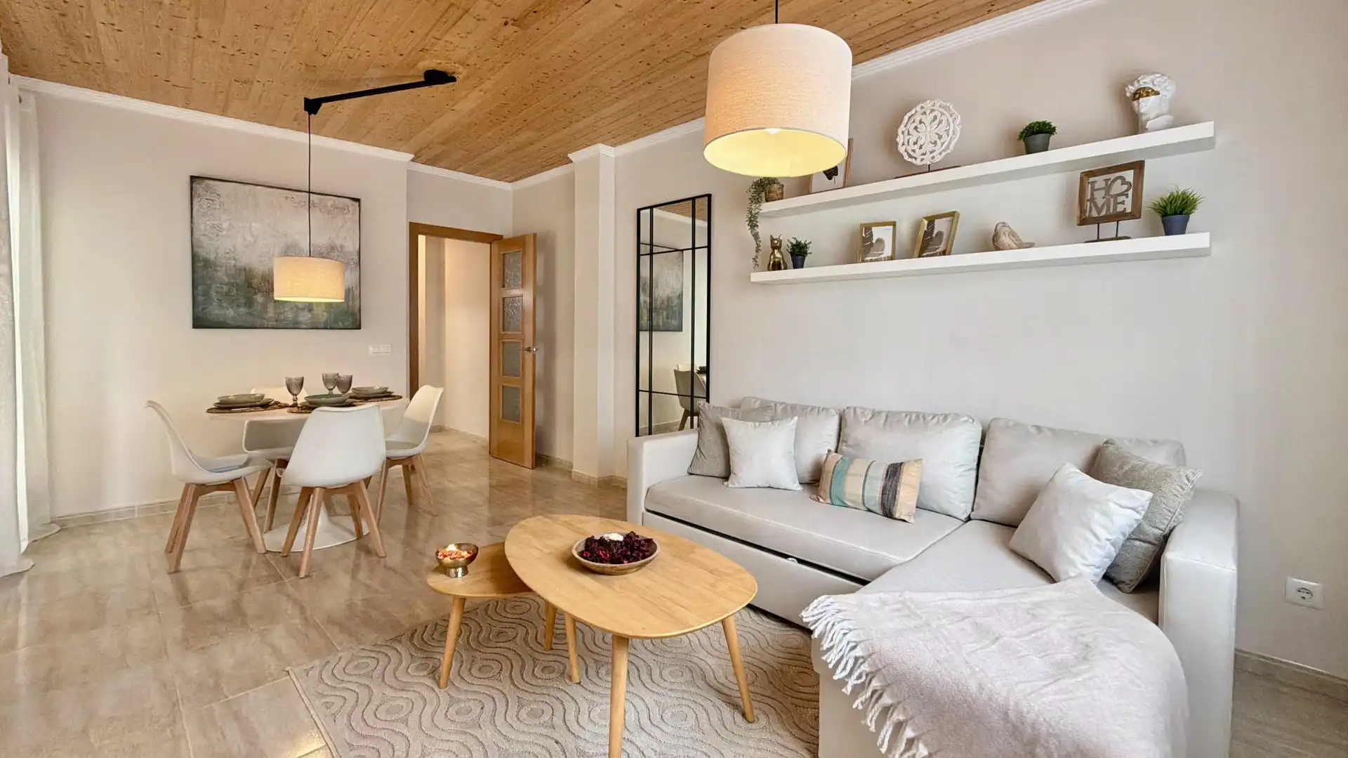 Living room of Flat for sale in Albocàsser  with Terrace