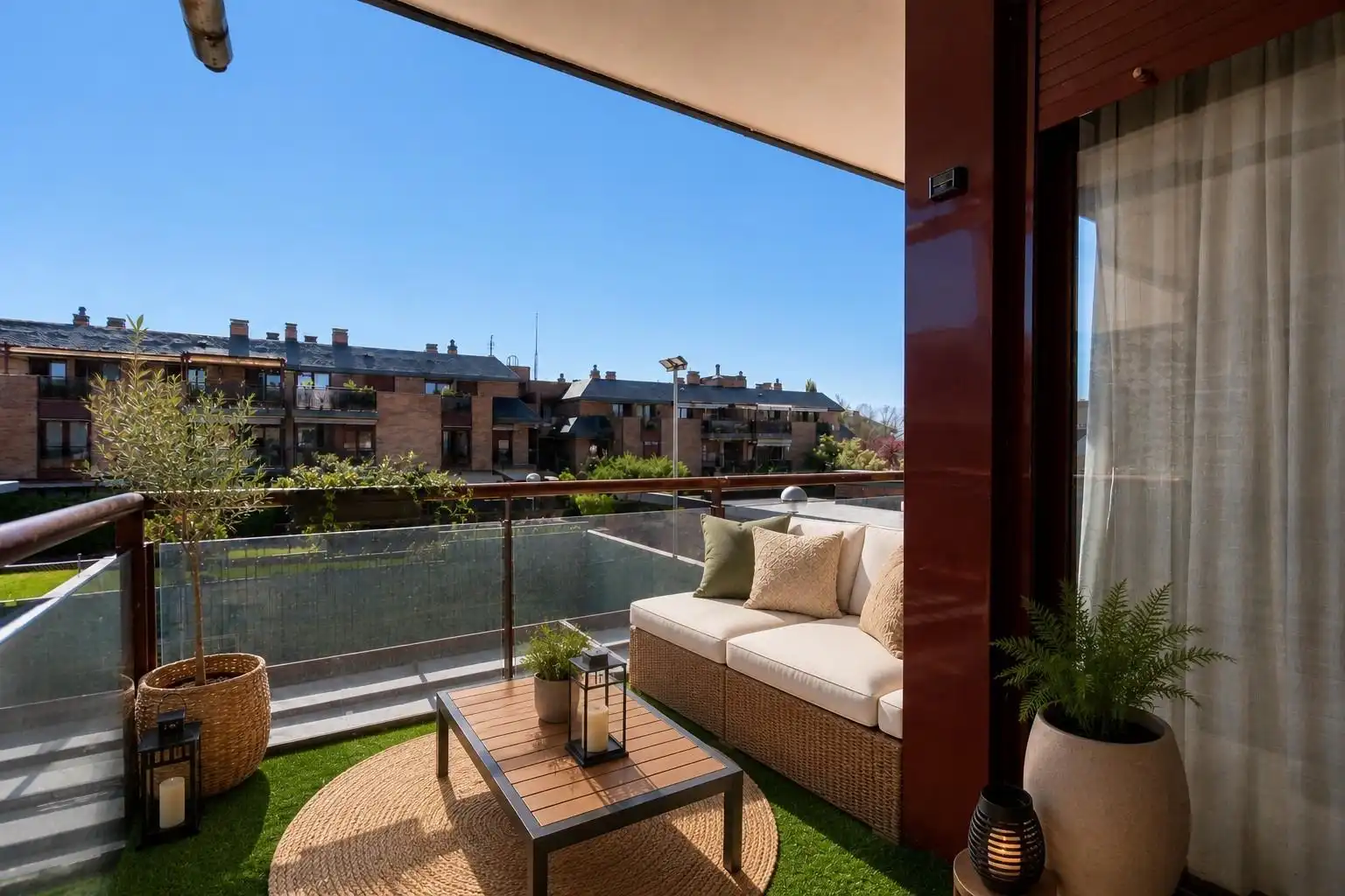 Terrace of Flat for sale in Las Rozas de Madrid  with Air Conditioner, Heating and Private garden