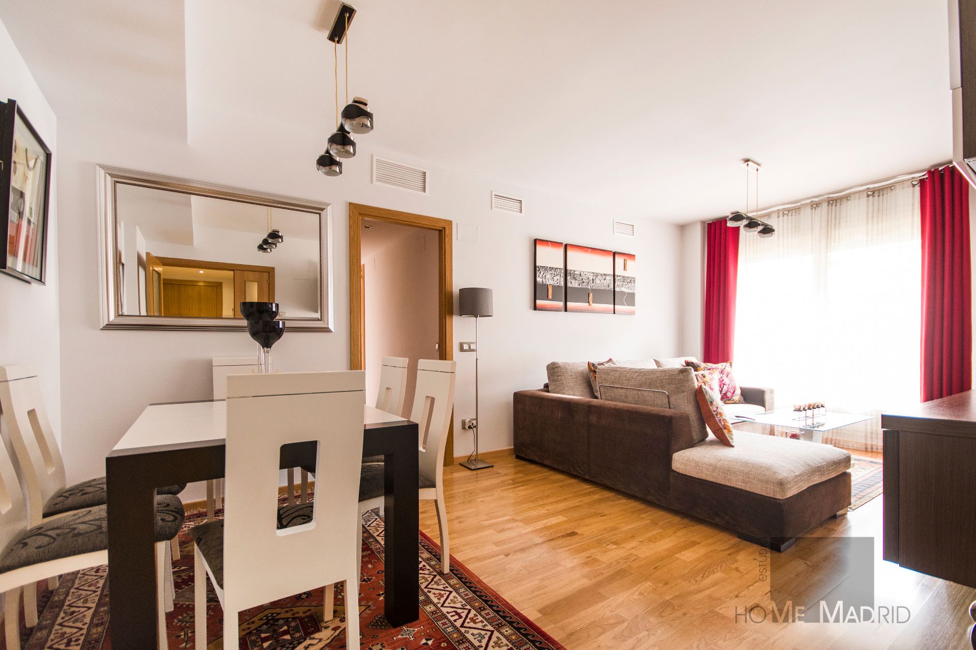 Living room of Flat for sale in  Madrid Capital  with Heating, Terrace and Storage room