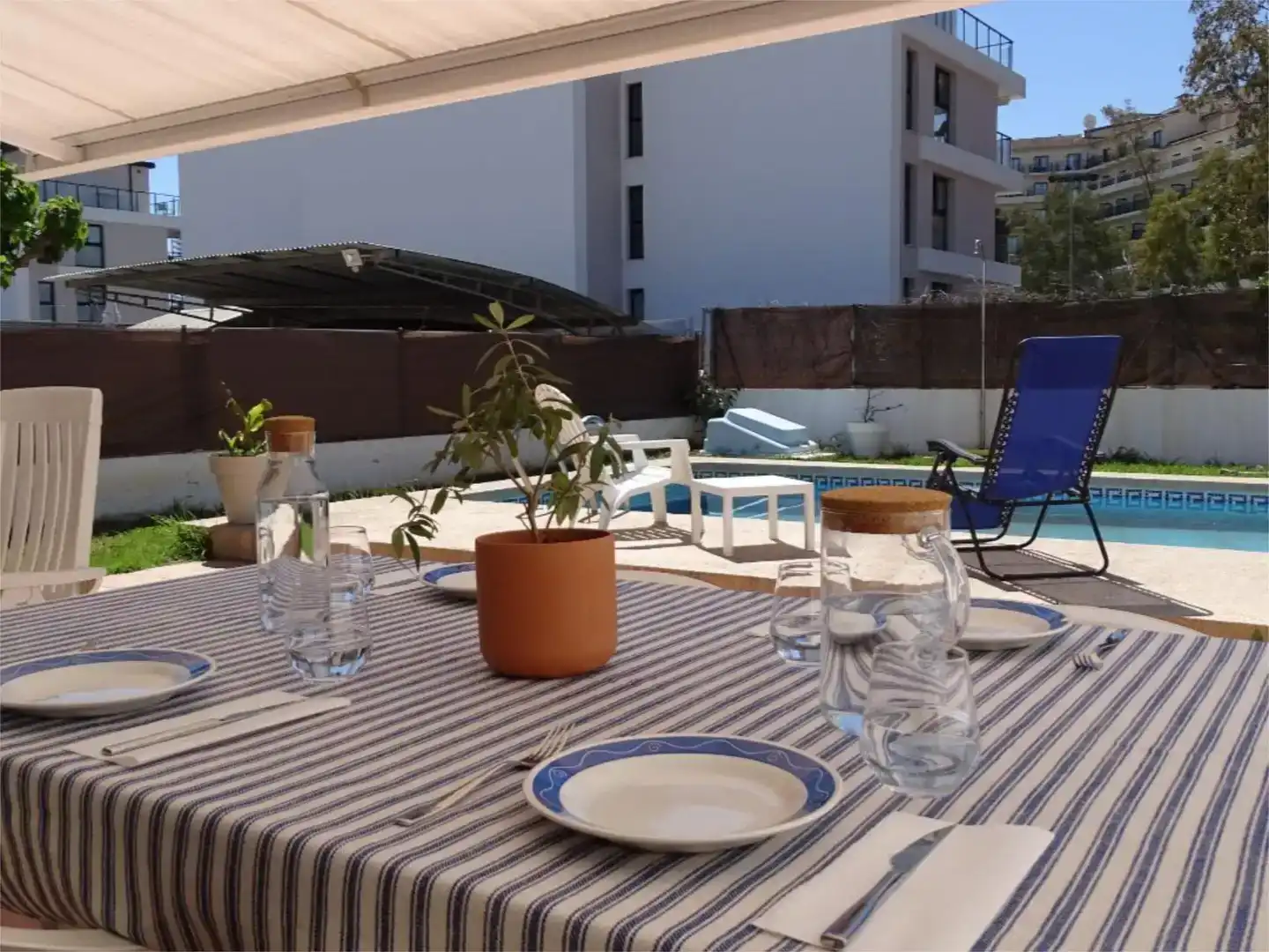 Terrassa de Casa o xalet de lloguer en Benicasim / Benicàssim amb Aire condicionat, Jardí privat i Parquet