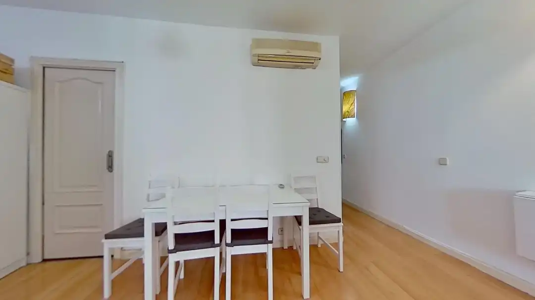 Dining room of Apartments for rent in Madrid  with Air Conditioner and Heating