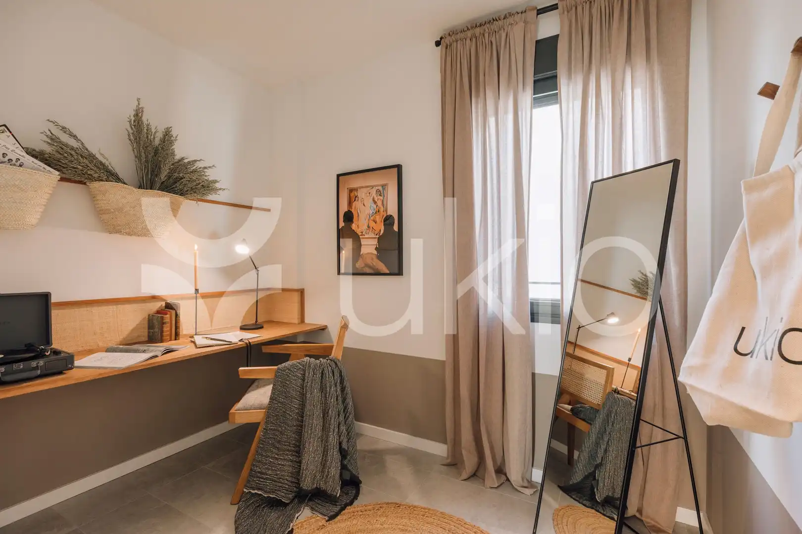 Habitación de Apartamento de alquiler en Barcelona con Aire acondicionado, Amueblado y Horno