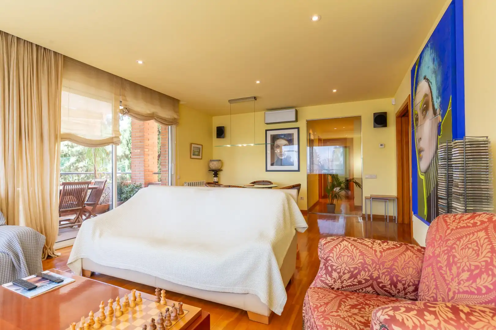 Sala de estar de Piso en venta en Esplugues de Llobregat con Aire acondicionado, Calefacción y Trastero