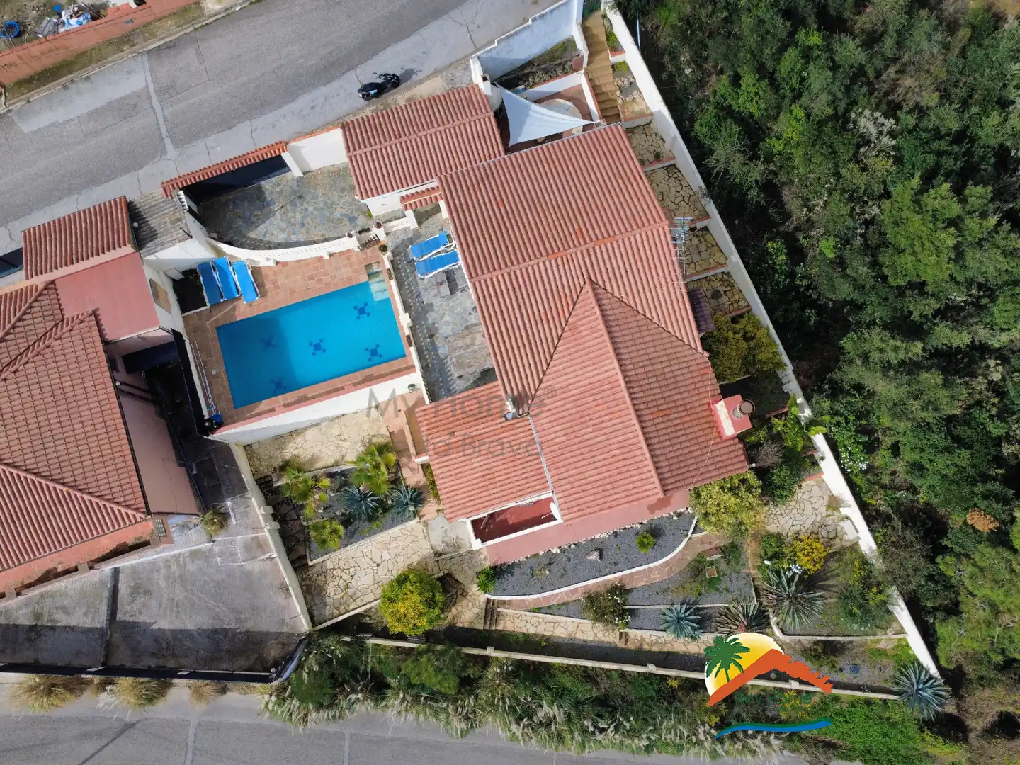 Vista exterior de Casa o chalet en venta en Lloret de Mar con Aire acondicionado, Calefacción y Jardín privado