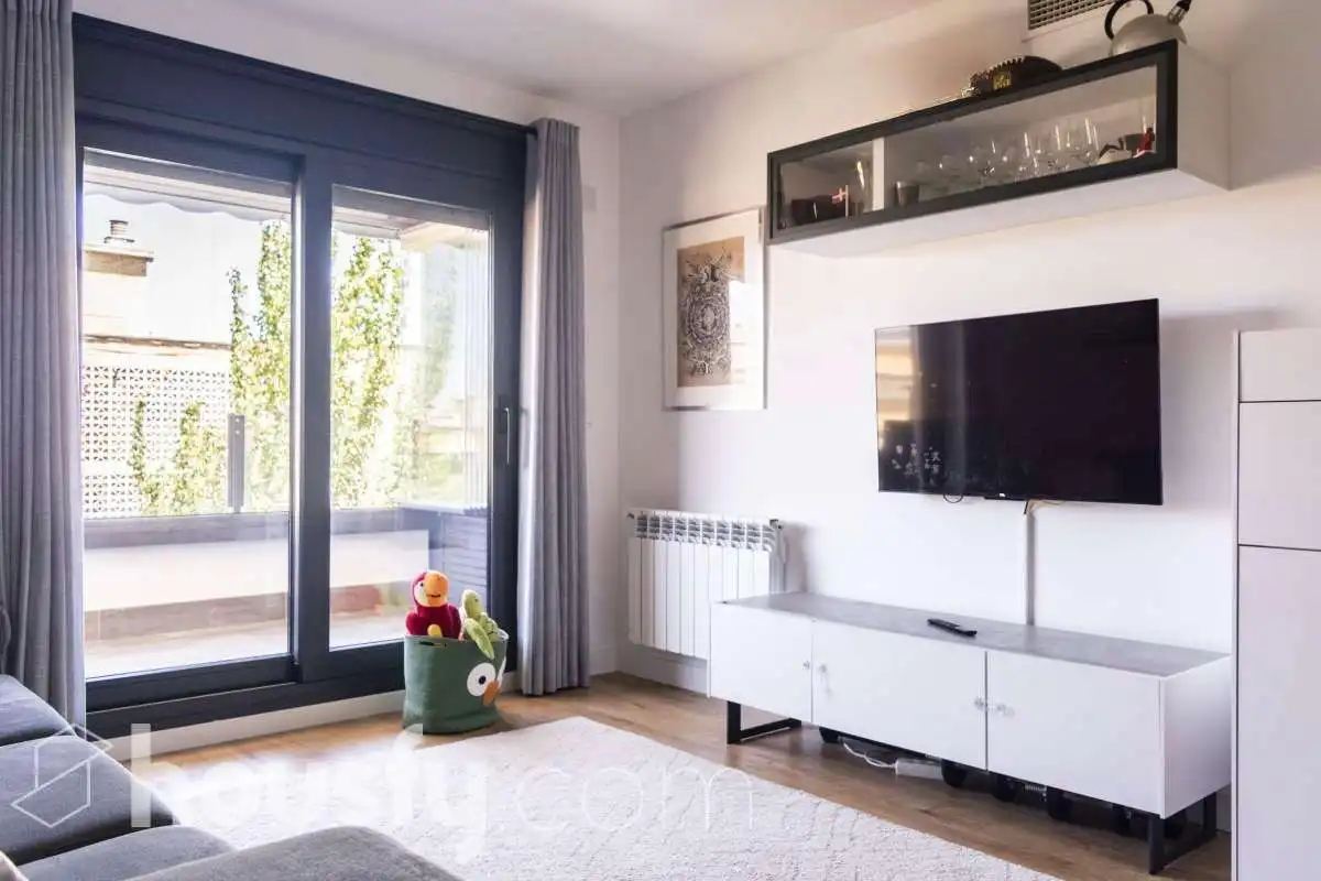 Sala de estar de Piso en venta en Móstoles con Aire acondicionado, Terraza y Trastero