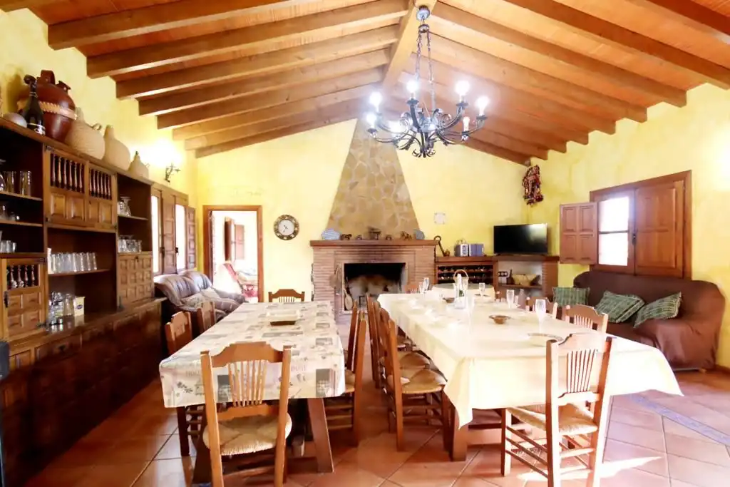 Comedor de Casa o chalet de alquiler en Vélez de Benaudalla con Jardín privado, Terraza y Piscina