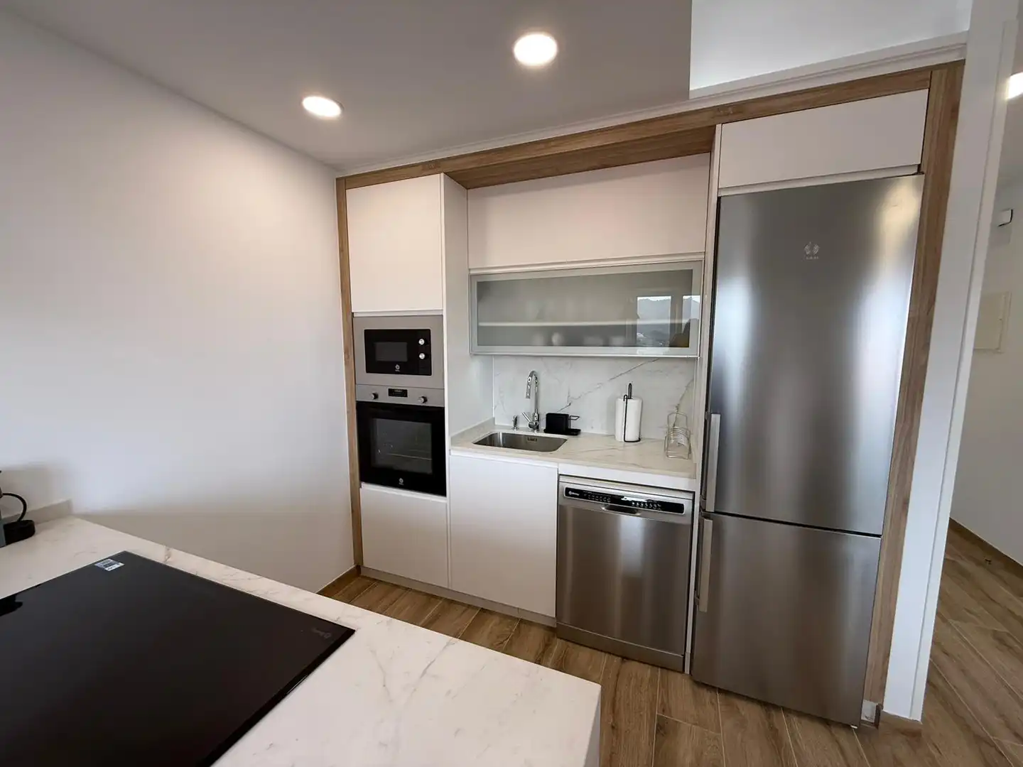 Kitchen of Flat for rent in Camariñas  with Heating, Parquet flooring and Furnished