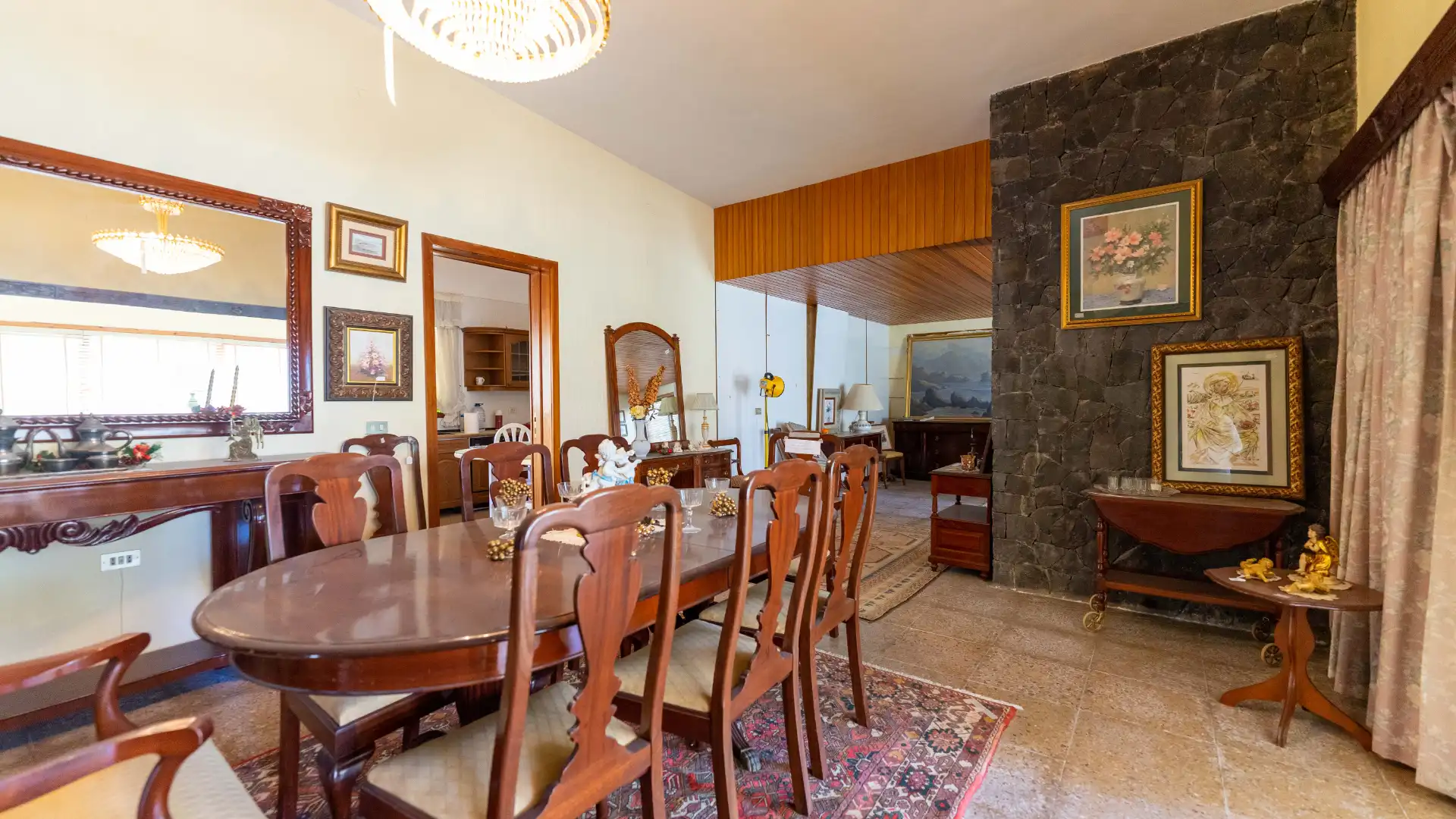 Comedor de Casa o chalet en venta en San Cristóbal de la Laguna con Jardín privado, Trastero y Balcón