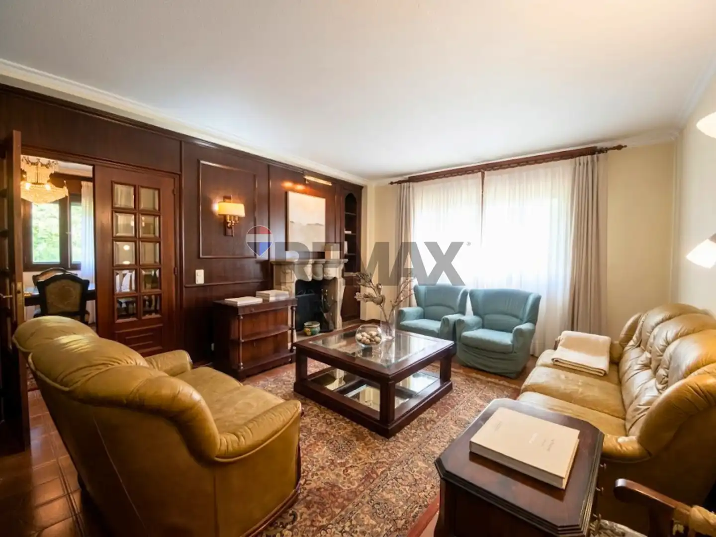 Sala de estar de Casa o chalet en venta en Ames con Calefacción, Jardín privado y Terraza
