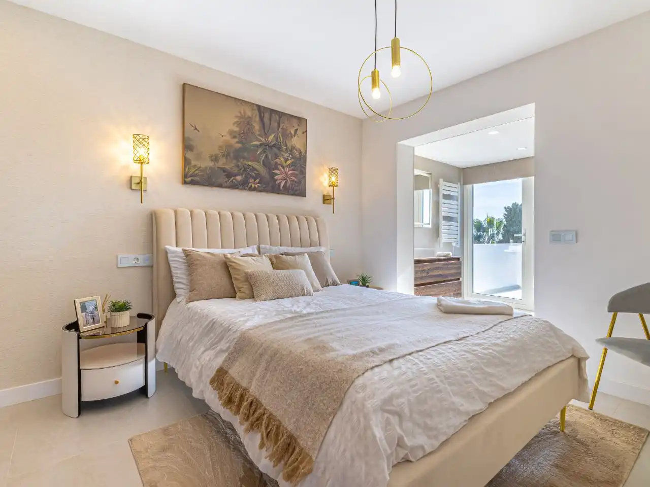 Dormitori de Casa o xalet en venda en Mijas amb Aire condicionat, Calefacció i Jardí privat