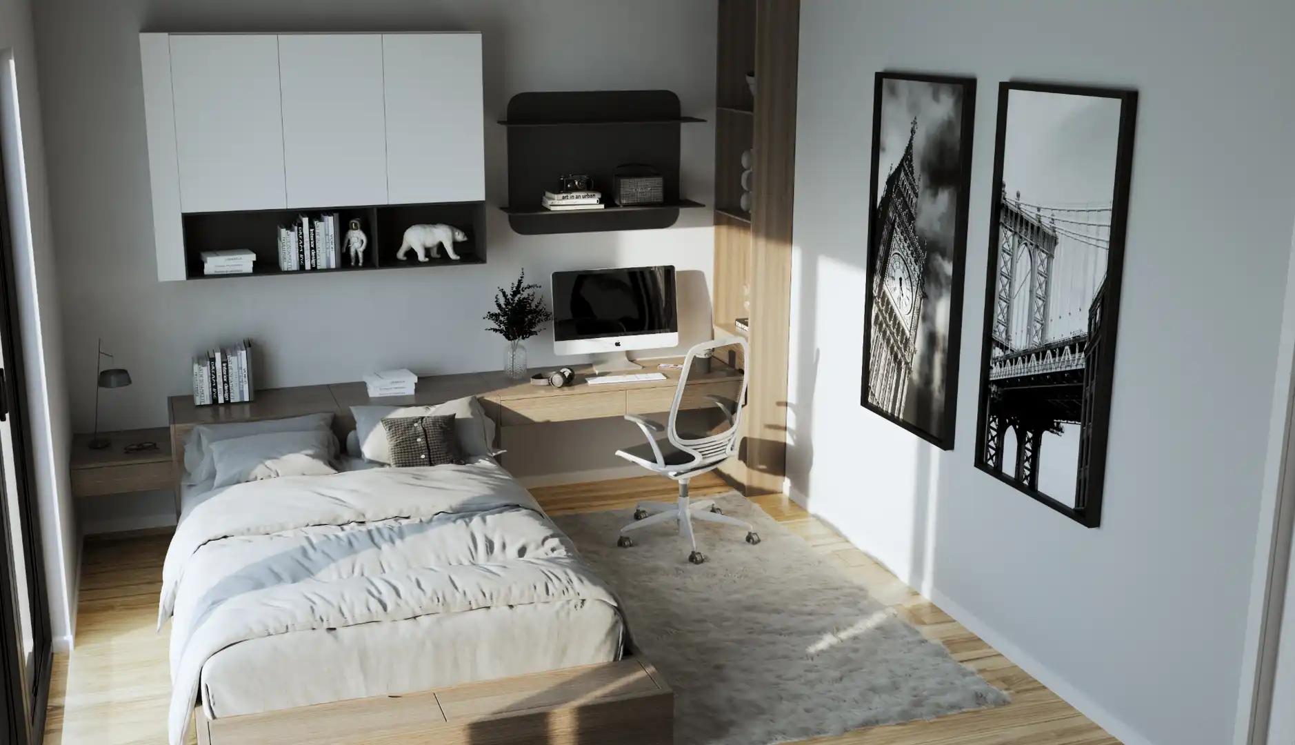 Habitación de Casa adosada en venta en El Espinar con Calefacción, Jardín privado y Terraza