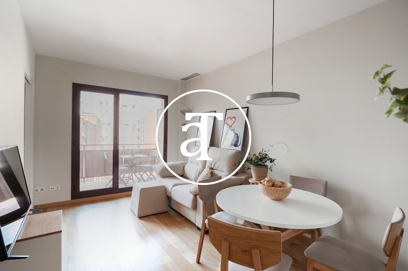 Bedroom of Flat to rent in  Barcelona Capital  with Air Conditioner, Heating and Furnished