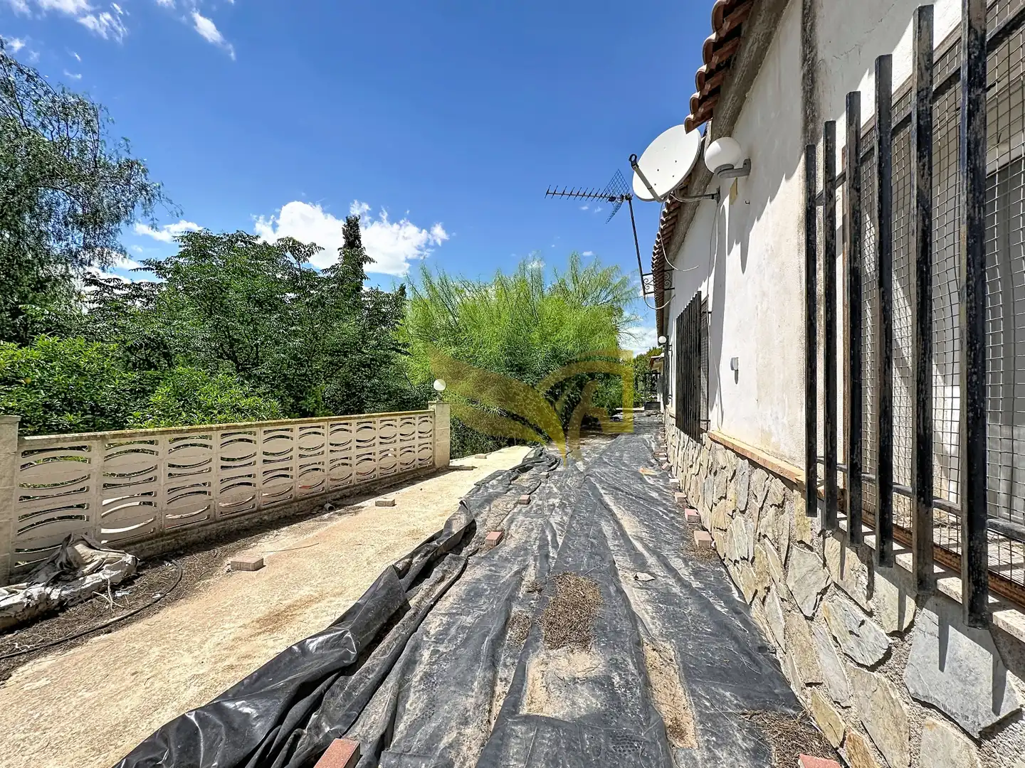 Vista exterior de Finca rústica en venta en Las Torres de Cotillas con Aire acondicionado, Jardín privado y Terraza