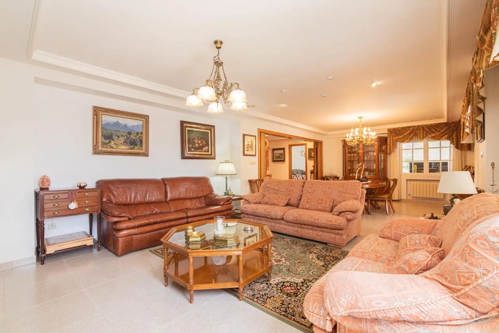 Sala de estar de Casa o chalet en venta en Elche / Elx con Jardín privado, Terraza y Piscina