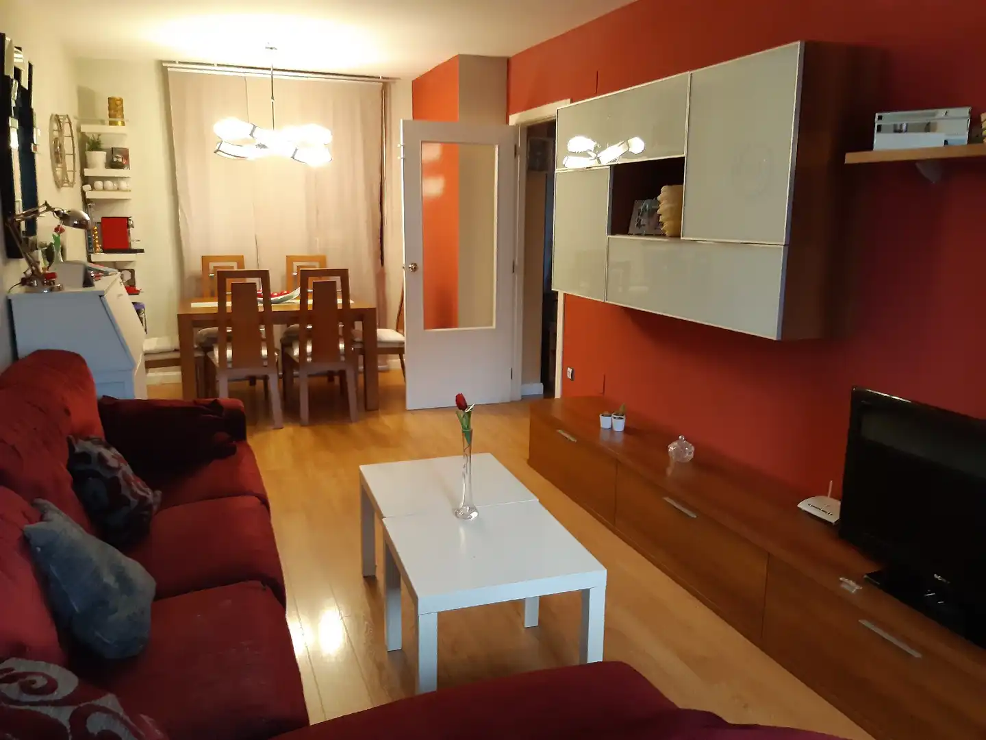 Sala d'estar de Apartament en venda en Grijota amb Calefacció