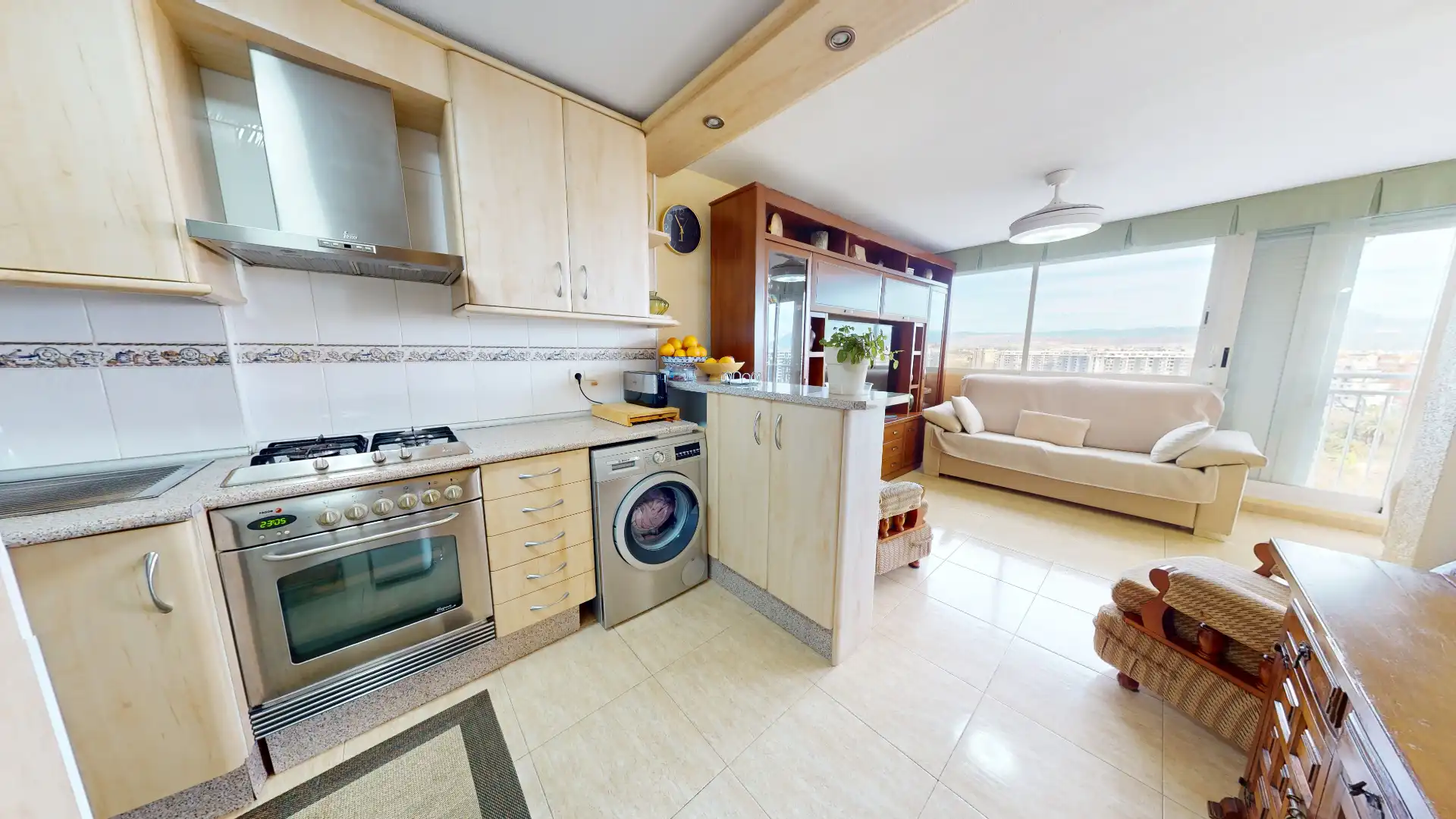 Kitchen of Flat for sale in Alicante / Alacant  with Air Conditioner, Heating and Terrace