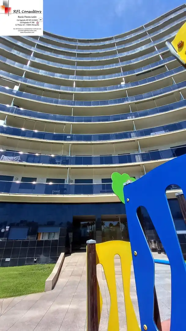 Vista exterior de Apartamento en venta en L'Ampolla con Terraza, Amueblado y Piscina comunitaria