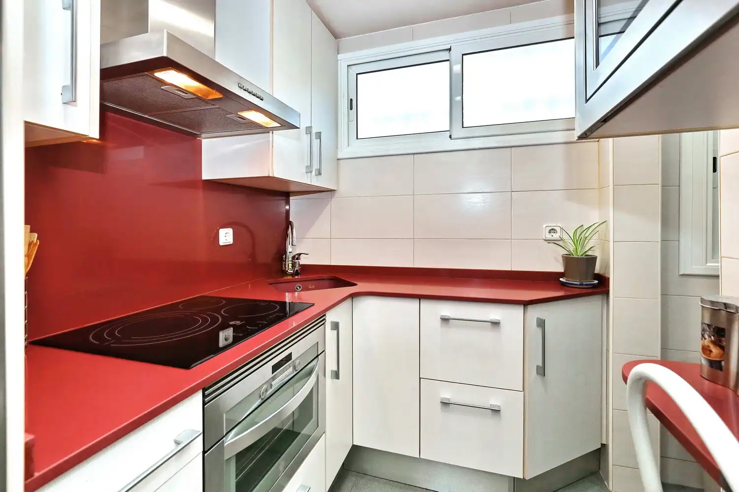 Cocina de Piso en venta en Barcelona con Aire acondicionado, Amueblado y Horno