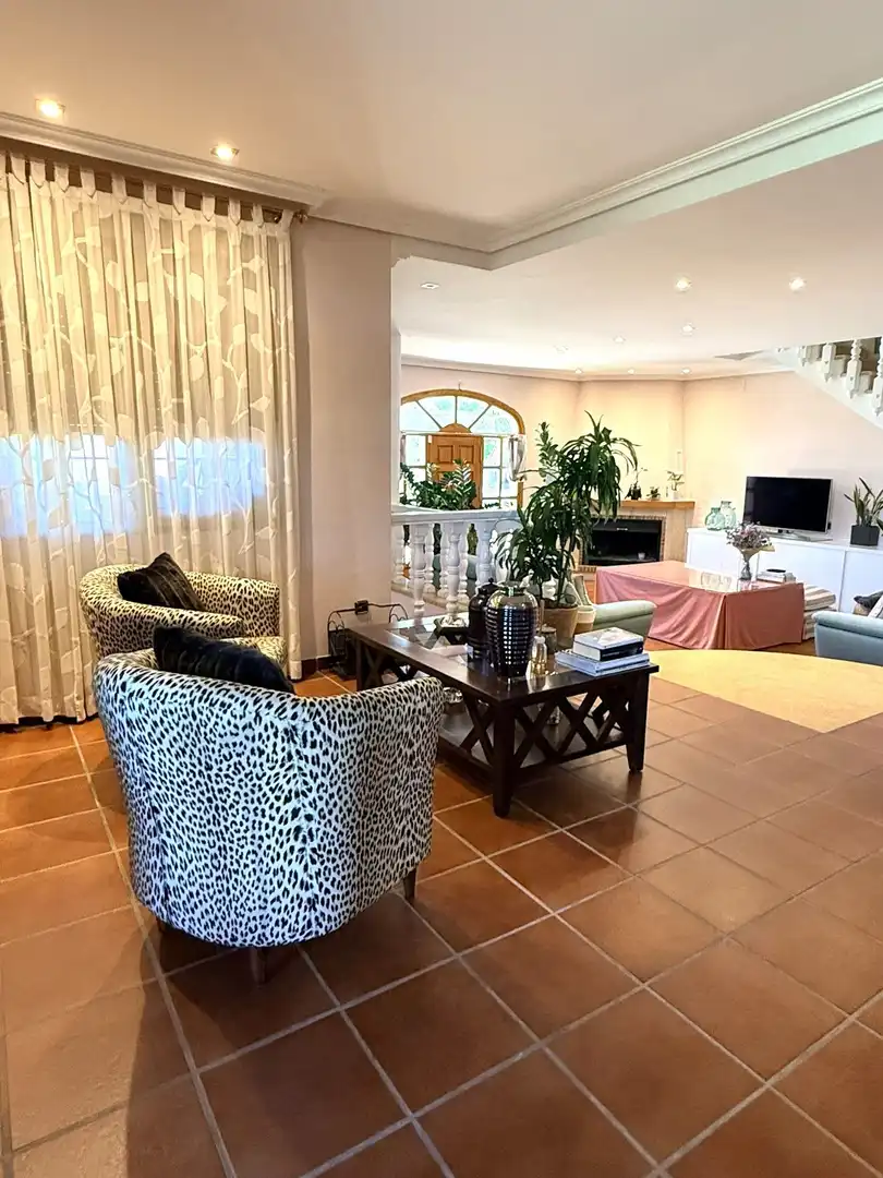 Sala de estar de Casa o chalet en venta en Cocentaina con Calefacción, Jardín privado y Terraza