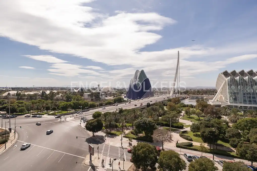 Vista exterior de Pis de lloguer en Valencia amb Aire condicionat, Calefacció i Terrassa