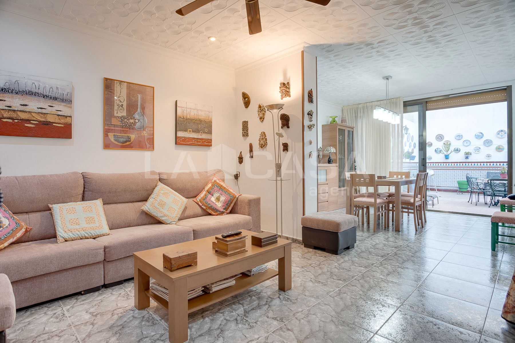 Sala de estar de Casa o chalet en venta en Badalona con Calefacción, Terraza y Trastero