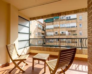 Terrace of Flat to rent in  Granada Capital  with Heating, Terrace and Storage room