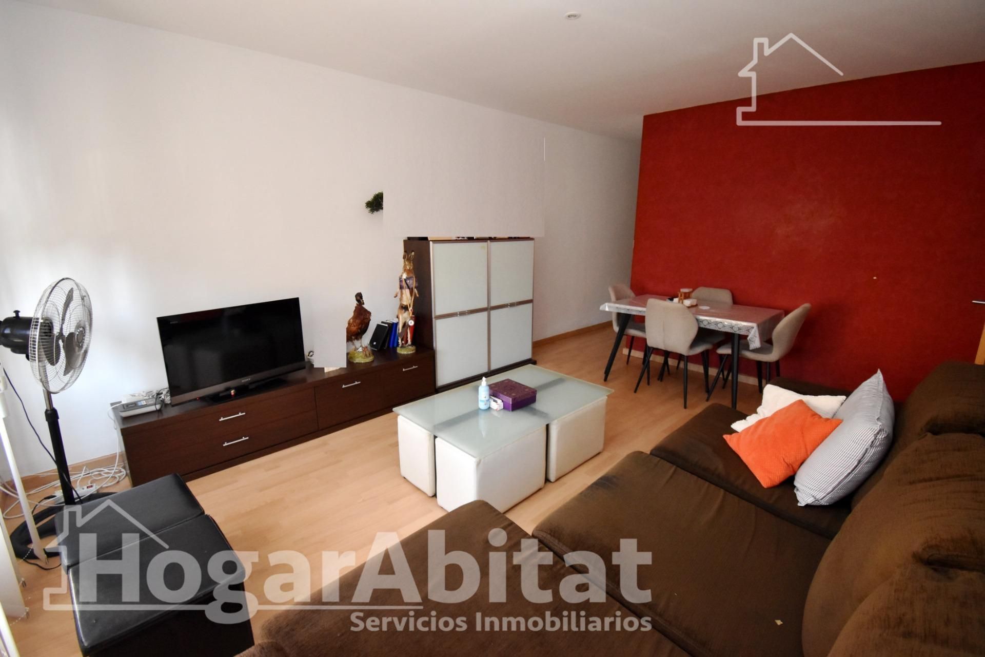 Sala d'estar de Pis en venda en Burriana / Borriana amb Aire condicionat, Terrassa i Traster