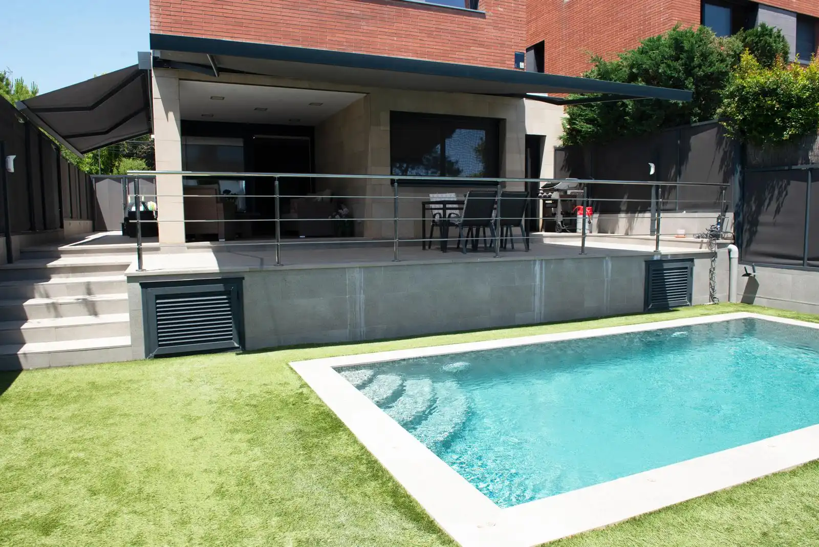 Terraza de Casa o chalet en venta en Alella con Aire acondicionado, Calefacción y Jardín privado