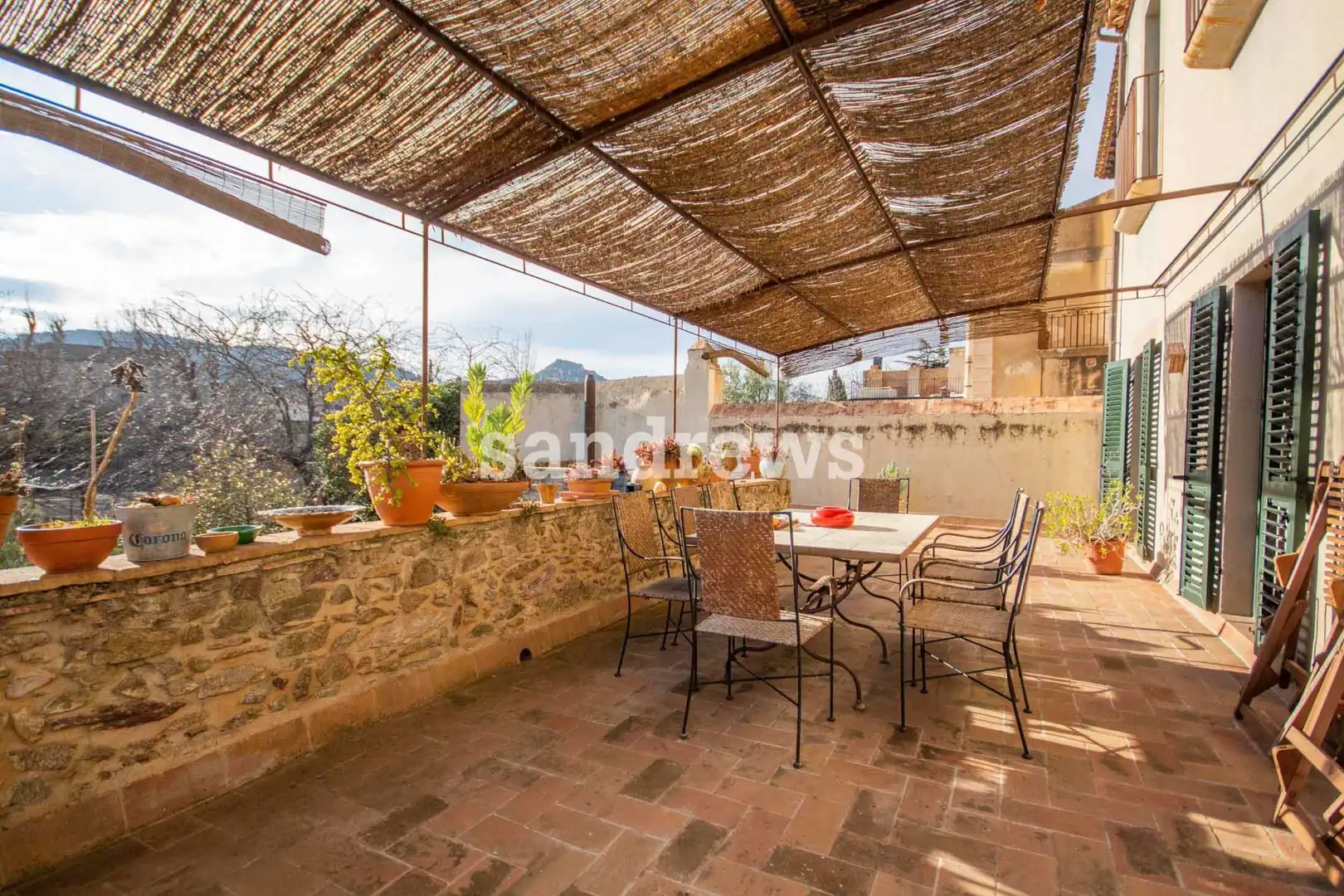 Terrassa de Casa adosada en venda en Darnius amb Calefacció, Jardí privat i Terrassa