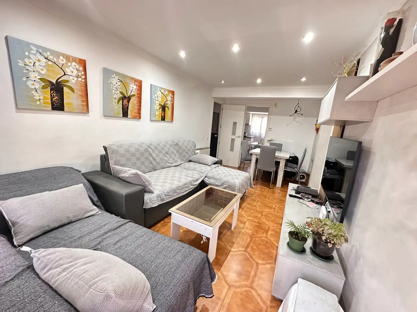 Wohnzimmer von Wohnung zur Miete in Cuenca mit Heizung, Terrasse und Möbliert