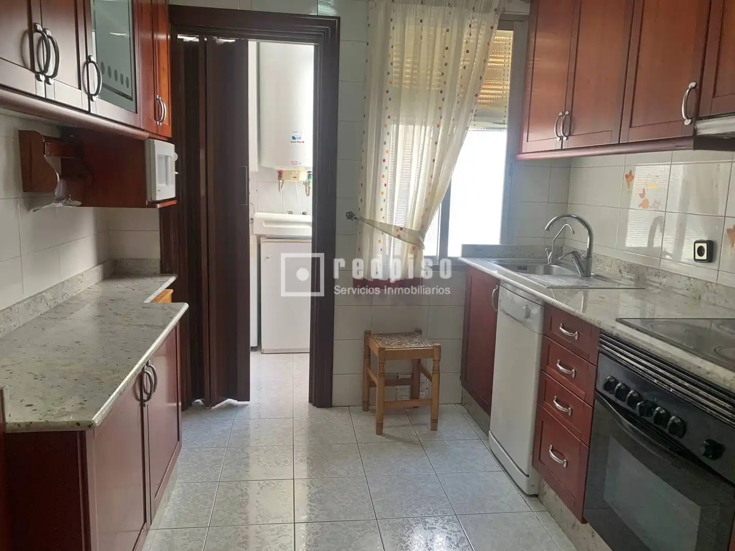 Cocina de Piso de alquiler en Murcia con Aire acondicionado, Terraza y Amueblado