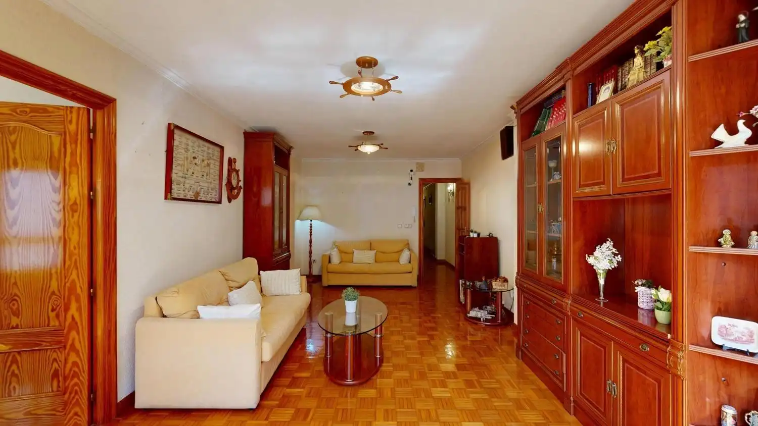 Sala d'estar de Pis en venda en Cartagena amb Aire condicionat, Parquet i Moblat