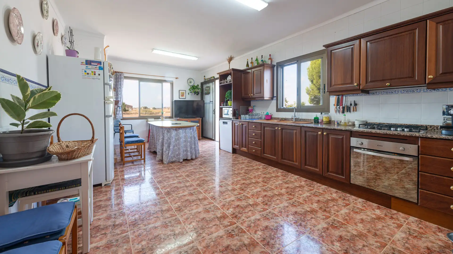 Cuina de Finca rústica en venda en Campos amb Calefacció, Terrassa i Traster