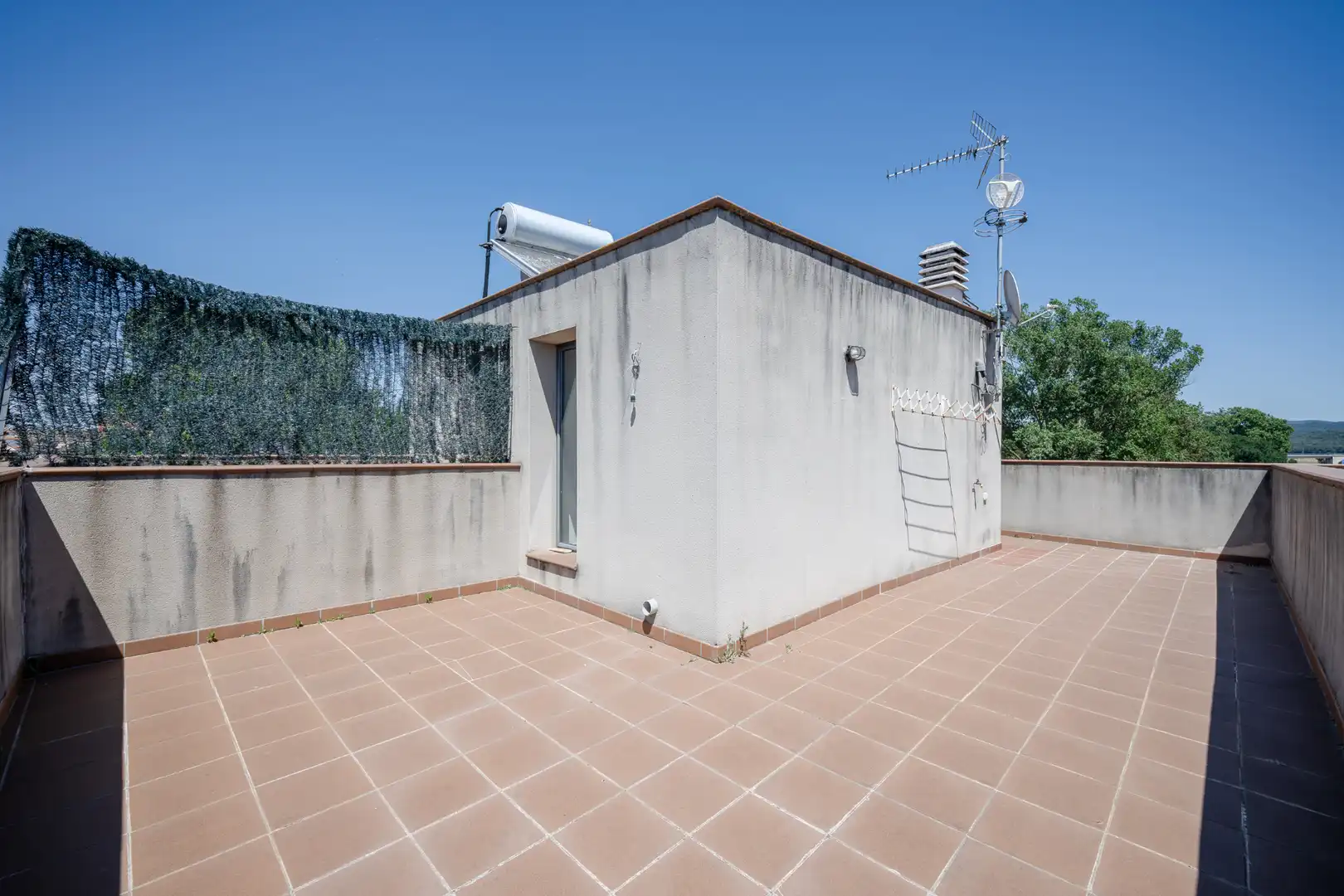 Terrasse von Einfamilien-Reihenhaus zum Verkauf in Vidreres mit Heizung, Möbliert und Ofen