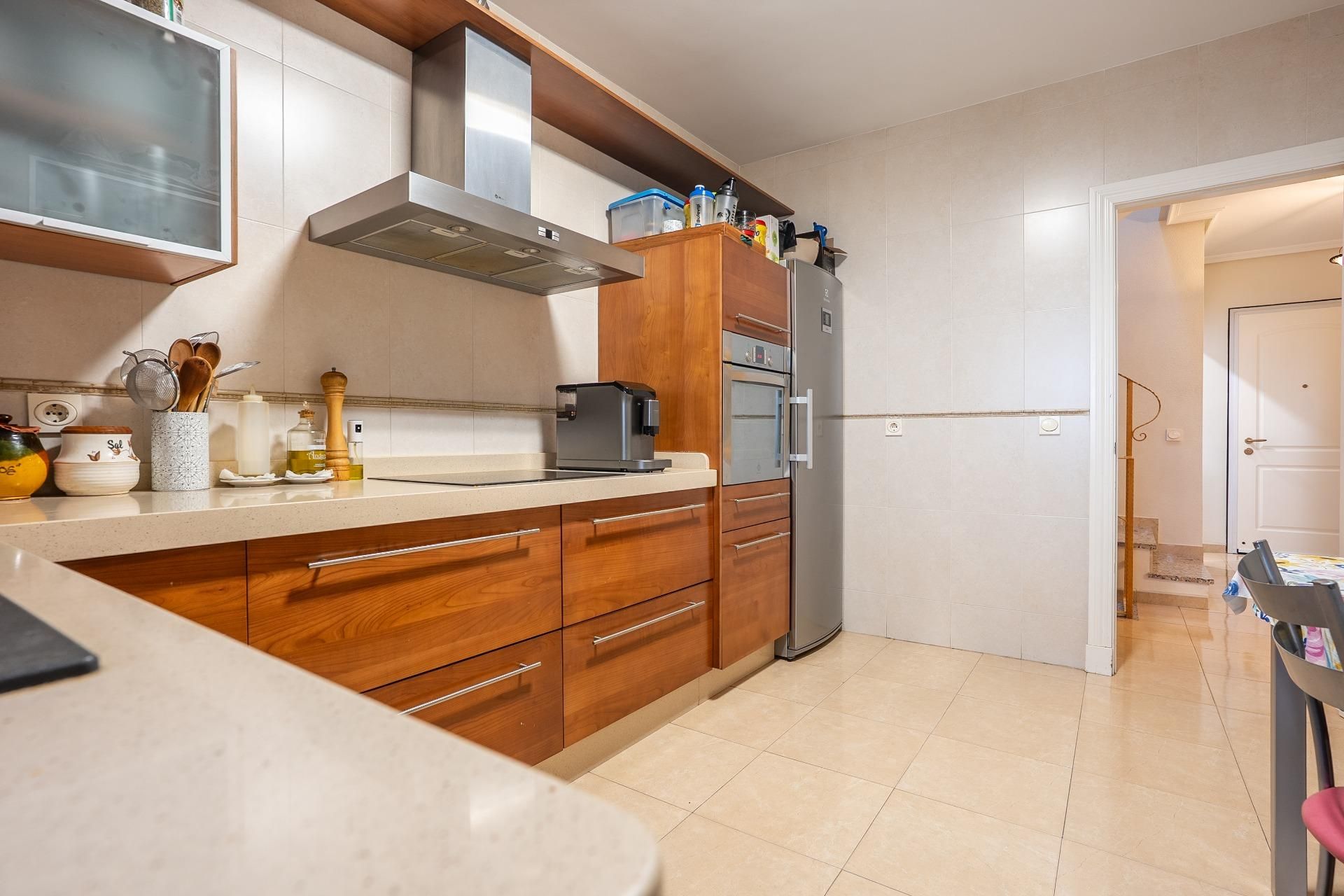 Cocina de Casa adosada en venta en Huércal de Almería con Aire acondicionado, Terraza y Piscina comunitaria