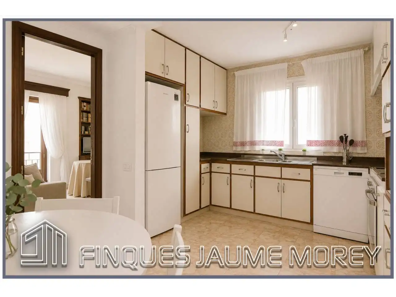 Cocina de Piso en venta en Lloseta con Terraza, Trastero y Amueblado