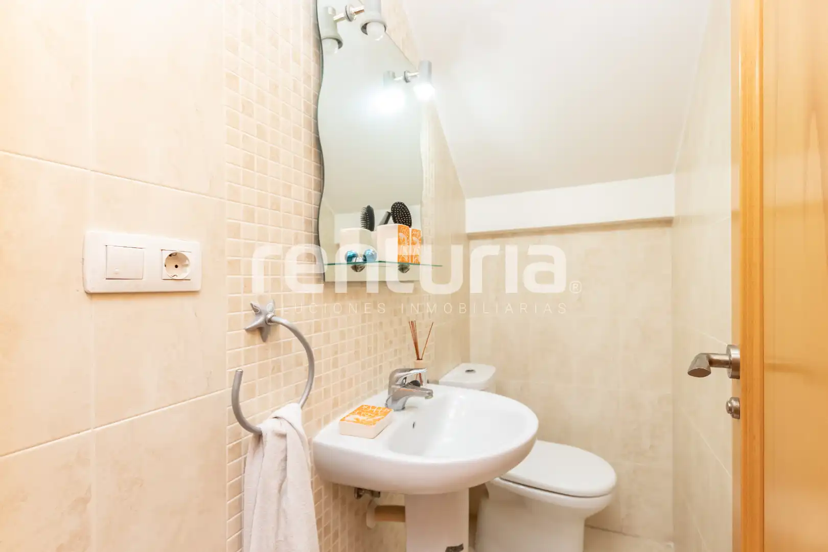 Baño de Dúplex en venta en Vila-real con Aire acondicionado, Calefacción y Terraza