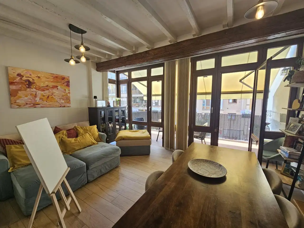 Sala de estar de Piso en venta en Estella / Lizarra con Aire acondicionado, Calefacción y Terraza
