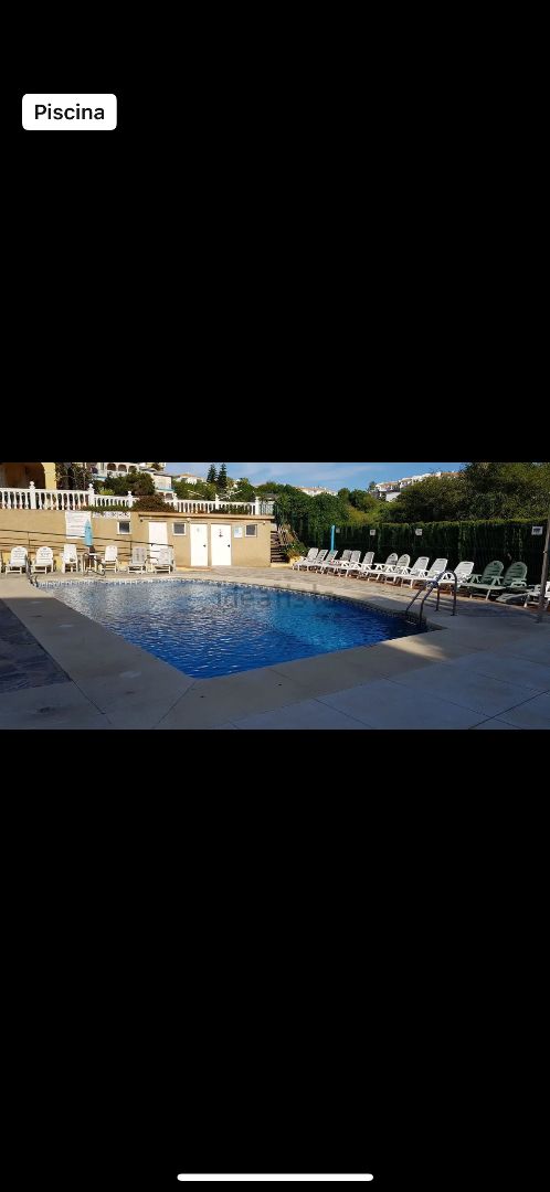 Piscina de Apartament de lloguer en Mijas amb Aire condicionat, Terrassa i Moblat