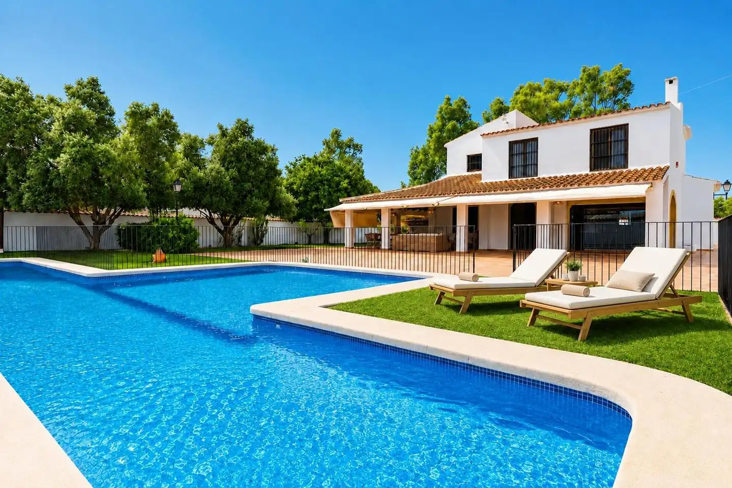 Piscina de Casa o chalet en venta en Santa Pola con Calefacción, Jardín privado y Parquet